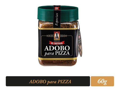 Adobo Para Pizza El Castillo Bote 60 Grs