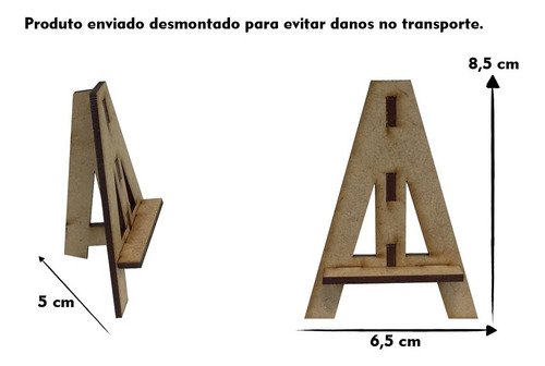 30 Mini Cavaletes Em Mdf Cru 3mm Decoração 1652