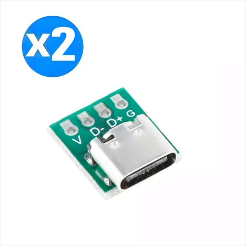 Conector Usb Tipo C 3.1, Transferencia Datos, 16 Pin, 2 Pcs