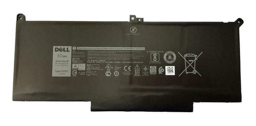 Batería Para Dell F3ygt Myj96 Latitud E7280 E7480 E7490 7290