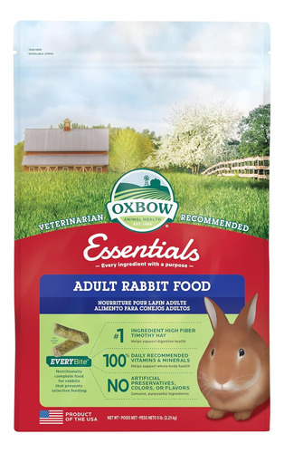 Alimento Basico Oxbow Para Conejo Adulto 