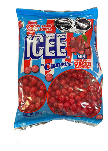Mini Cereza Sours Icee Gomitas 454g - Cherry Sours