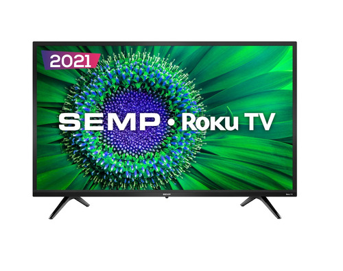 Imagem 1 de 6 de Smart Tv 32 Semp Roku R5500 Led Hd 3 Hdmi 1 Usb Wi-fi 