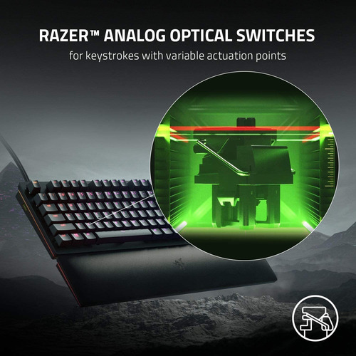 Teclado Analógico Razer Huntsman V2, Rgb Chroma, Negro
