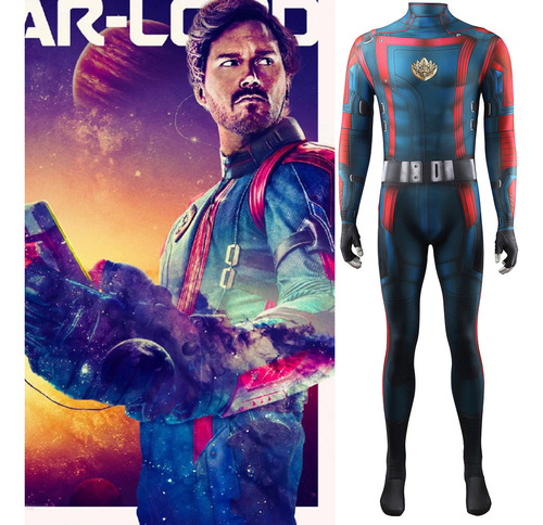 Body De Licra Para Cosplay De Guardians Vol. 3 De Star-lord