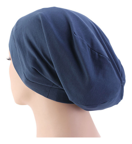 Gorro De Dormir De Algodón Con Forro Sedoso