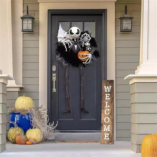 2pcs Halloween Wreath Decoraciones Colgantes