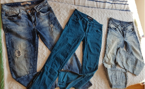 Combo X 3 Jeans Mujer A.y Not Dead, Zara, Sweet Talle S Y M