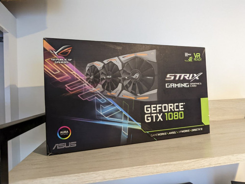 Placa De Video Nvidia Asus Rog Strix Geforce Gtx 1080 - 8gb (Usado)
