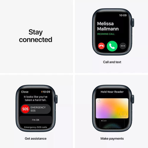 Apple Watch Series 7 (gps, 41mm) Azul Aluminio/azul Abismo