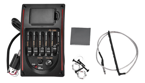 Accesorios Para Guitarra Eq -500, Ecualizador Digital De 5 B