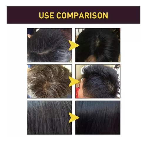 Para Shampoo 2 Peças Para Cobrir Cabelos Grisalhos Com