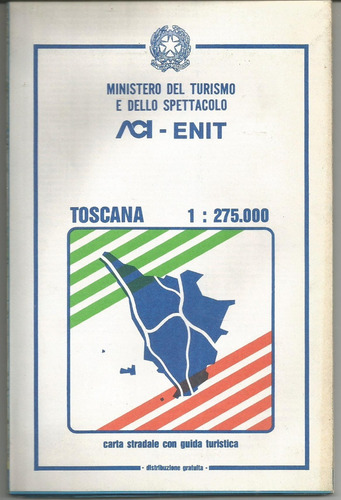 Mapa Turistico De Toscana (Usado)