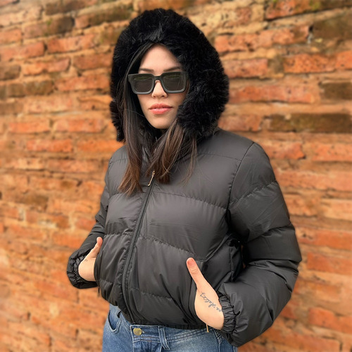 Campera Puffer Reversible Importada Abrigo De Invierno
