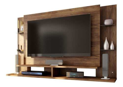 Imagen 2 de 10 de Mueble Rack Panel Flotante Tv Led Lcd 32 Hasta 55 Pulgadas