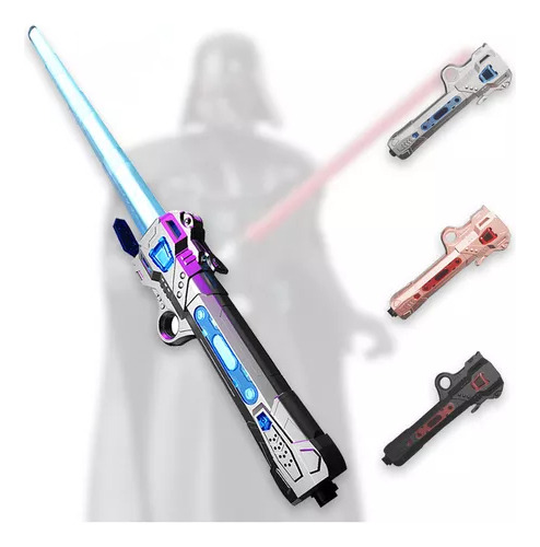 3p Sable De Luz Star Wars Espada Juguete Sonido Cambia Color
