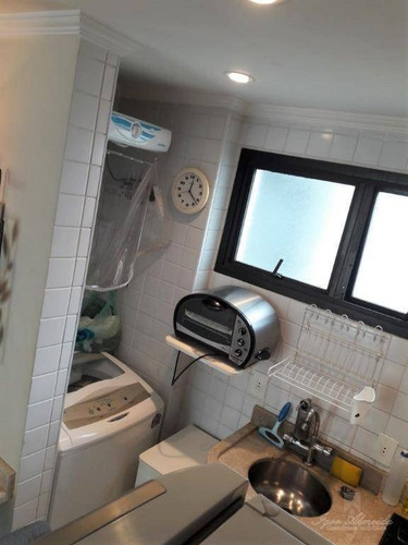 Imagem 12 de 16 de Flat Com 1 Dormitório Para Alugar, 38 M² Por R$ 3.450,00 - Moema - São Paulo/sp - Fl0100