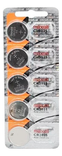1 Unidad Bateria De Litio Maxell 3v Cr2025