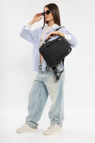 Mochila Colores Mujer Urbana Moda Viaje Nueva Importada Negro Cuadros