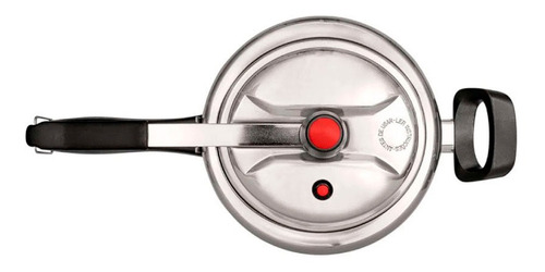 Imagem 2 de 4 de Panela De Pressão Brinox Vapt 4,5l Alumínio Polido