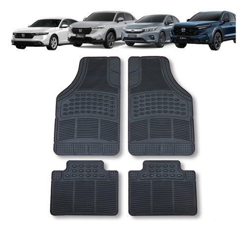 Kit Universal Tapete P/ Carro Honda Acord Cr-v Hr-v City