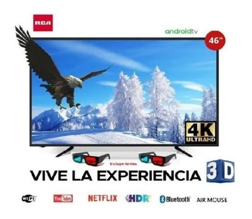 Imagen 2 de 2 de 46 Rca Smart Tv 4k 3d Control De Voz