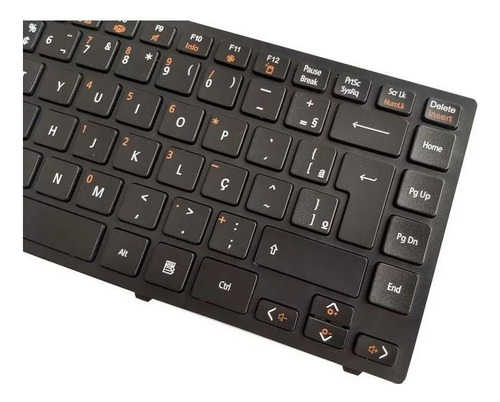Teclado portátil Lgs43 S43 Standard Br con Ç Abnt2