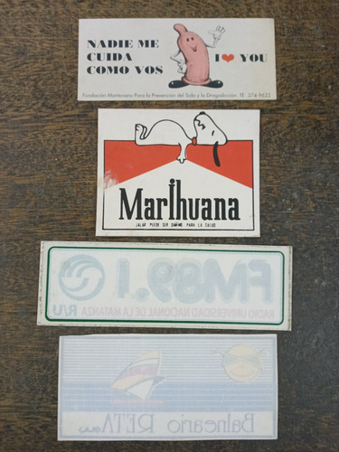 Imagen 2 de 4 de 11 Calcamonias Autoadhesivas Antiguas * Stickers *