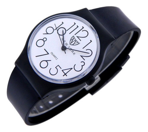 Reloj New York Mujer Ny146 Delgado Liviano Plastico