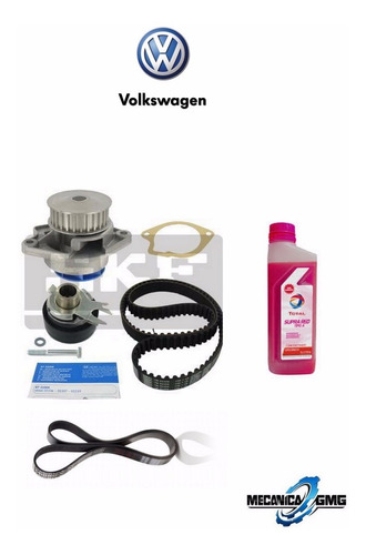 Kit De Distribucion + Polyv + Bomba Vw Gol Trend 1.6 L Vieja