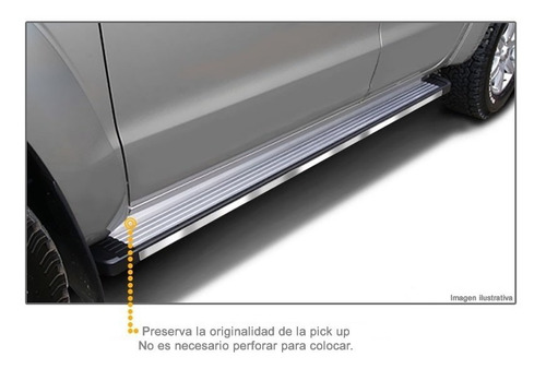 Estribos Aluminio Pulido Bepo Brasil Hilux 2016 2019