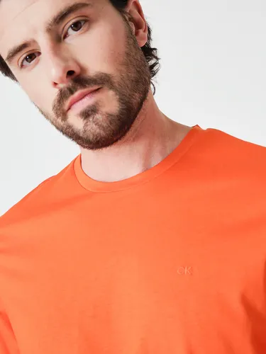 Polera Smooth Naranja Calvin Klein