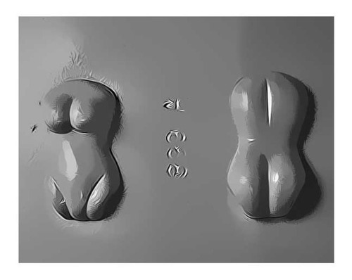 Molde Cuerpo De Mujer Erotico Chocolate Vela Jabon Liniers