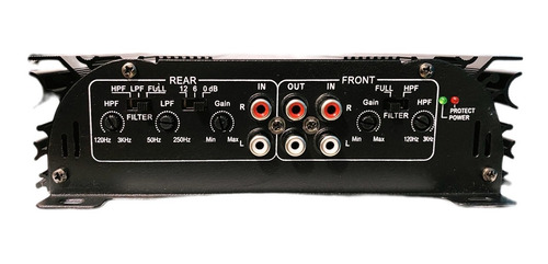 Imagen 4 de 9 de Amplificador Carbon 4 Canales 1200 Watts Clase A/b Ab6004et