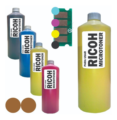 Recarga Toner Color Ricoh Ricoh Sp C231 C232 C242 Mas Chip