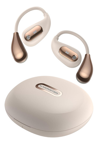 Auricular Monster Ac210 Bluetooth 5.4,30 Horas,ipx5 Original Dorado