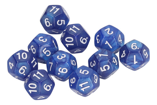 Dice For Teaching, 40 Unidades, Números Poliédricos Transpar