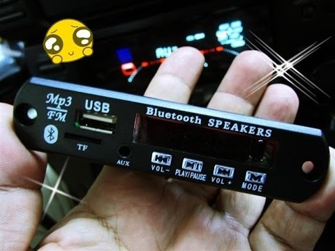 Reproductor Mp3 M011 Con Lector Sd Fm Bluetooth 12v