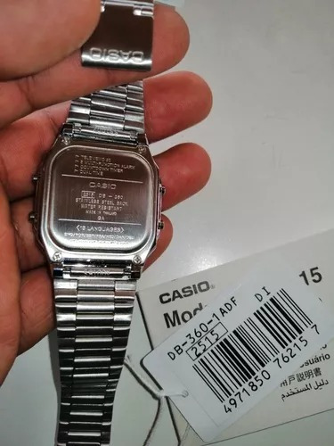Reloj Hombre Casio Modelo Db-360-1adf Data Bank /jordy