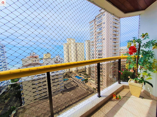 Imagem 1 de 30 de Praia Das Pitangueiras - Vista Para O Mar - Sala Com Sacada - 3 Dormitórios (1suíte) - Cozinha Americana - Área De Serviço - 2 Vagas De Garagem - Ap05560 - 68979900