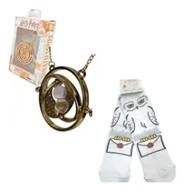 Comprar Colgante Collar Giratiempo Harry Potter Mas Medias Lechuza Combo Giratiempo Mas Vaso