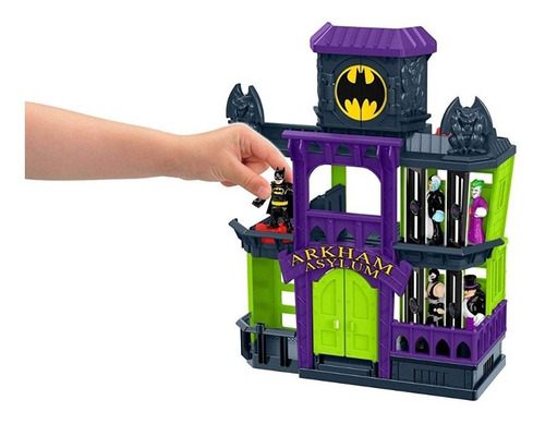 Imagen 4 de 10 de Batman Carcel De Arkham Imaginext Juguete Para Niños