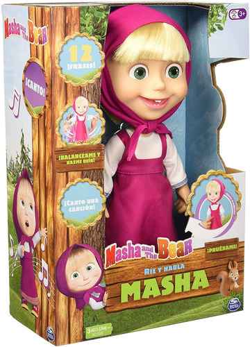 Muñeca Masha Spin Master 30 Cm Interactiva