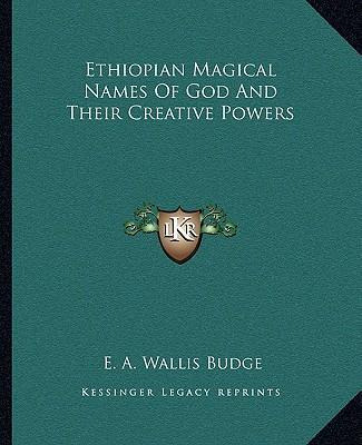 Libro Ethiopian Magical Names Of God And Their Creative P...