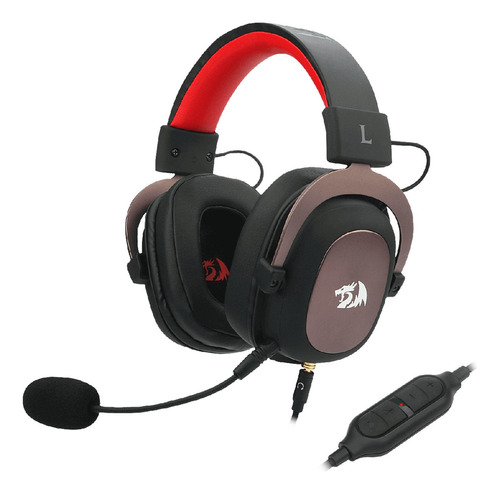 Audífonos gamer Redragon Zeus 2 H510 negro