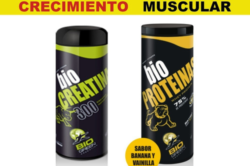 Suplemento Polvo Proteina + Creatina Calidad Aumento Masa