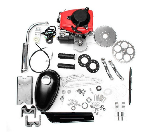 Kit Motor 49 Cilindradas Para Bicicleta 4 Tempos Bike 49cc