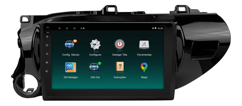 Multimidia Hilux 2017 2018 2019 2020 2021 2023 Android 14 9p