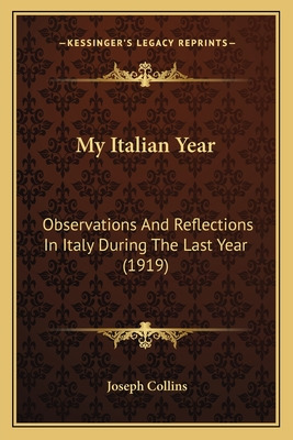 Libro My Italian Year: Observations And Reflections In It...