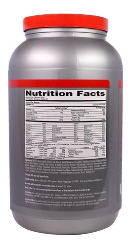 Suplemento en polvo Isopure Zero Carb proteína sabor strawberries & cream en pote de 1.36kg